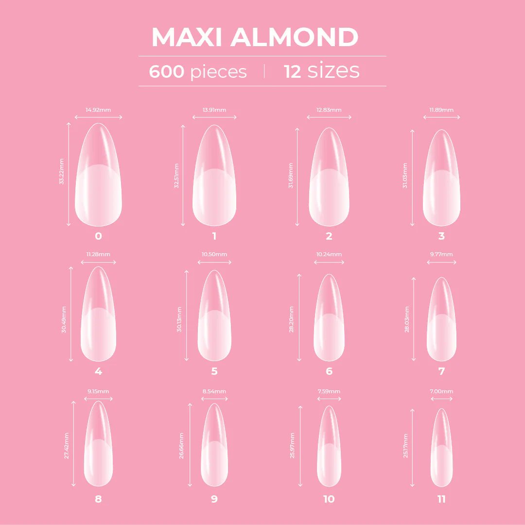 Dream Coverage Full Tips - Almond - Image 3